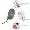 QUARKZMAN Self-Adhesive Rhinestone Ribbon 3 Yards Dark Green view 3