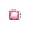 QUARKZMAN 50 Pcs Acrylic Flatback Rhinestones 8mm Square view 2