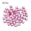 QUARKZMAN 50 Pcs Acrylic Flatback Rhinestones 8mm Square view 3