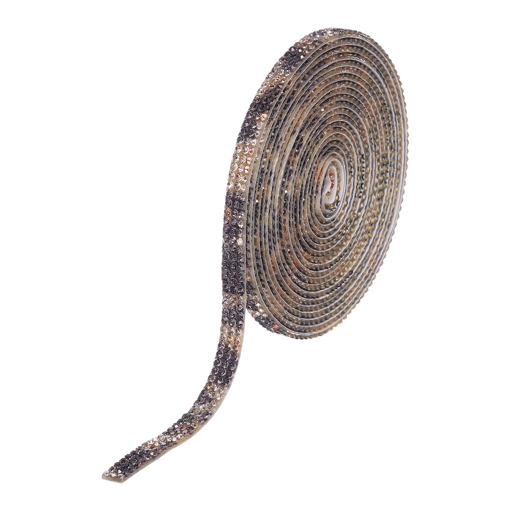 QUARKZMAN Self-Adhesive Rhinestone Ribbon 3 Yard