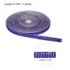 QUARKZMAN Self-Adhesive Rhinestone Ribbon 3 Yard Dark Blue view 2