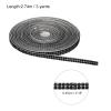 QUARKZMAN Self-Adhesive Rhinestone Trim 3 Yard Roll, Black view 2