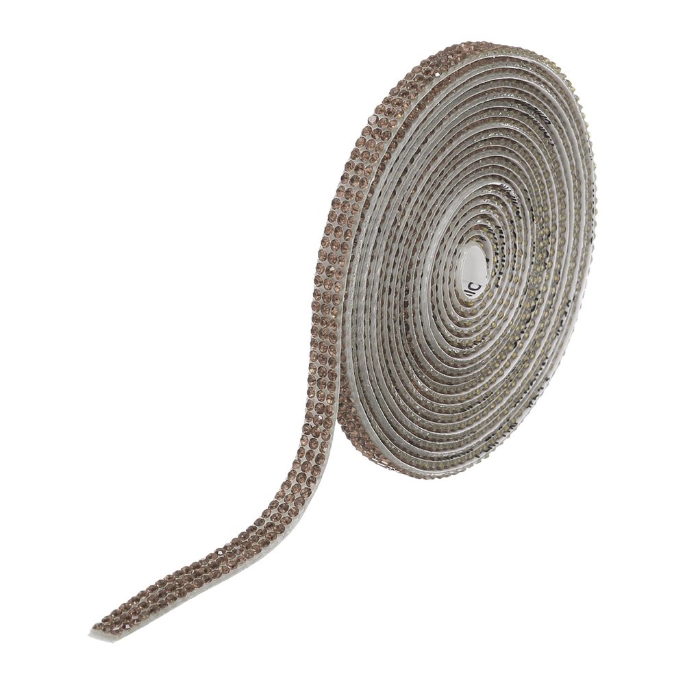QUARKZMAN Self-Adhesive Rhinestone Ribbon 3 Yard