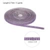 QUARKZMAN Self-Adhesive Rhinestone Ribbon 3 Yards Bling Roll, Purple view 2