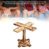 Tbest Ring Toss Game for Adults, Wooden Hook-and-Ring Battle Game for Home Entertainment and Parties (Black) view 2