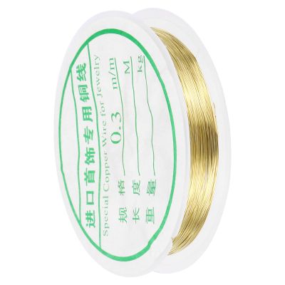 QUARKZMAN 0.3 mm / 28 Gauge Copper Wire for Jewelry Making - 15m