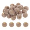QUARKZMAN Pom Pom Charm, 24 pcs 15mm Faux Fur view 1