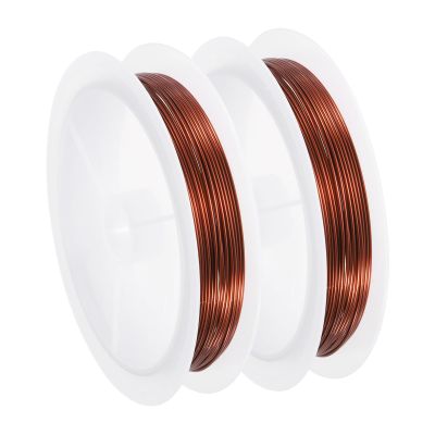QUARKZMAN 2 Pack 26 Gauge (0.4MM) Copper Wire for Jewelry Making