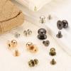 QUARKZMAN 16 Pcs Leather Rivets with Screw Back, Metallic Black view 4