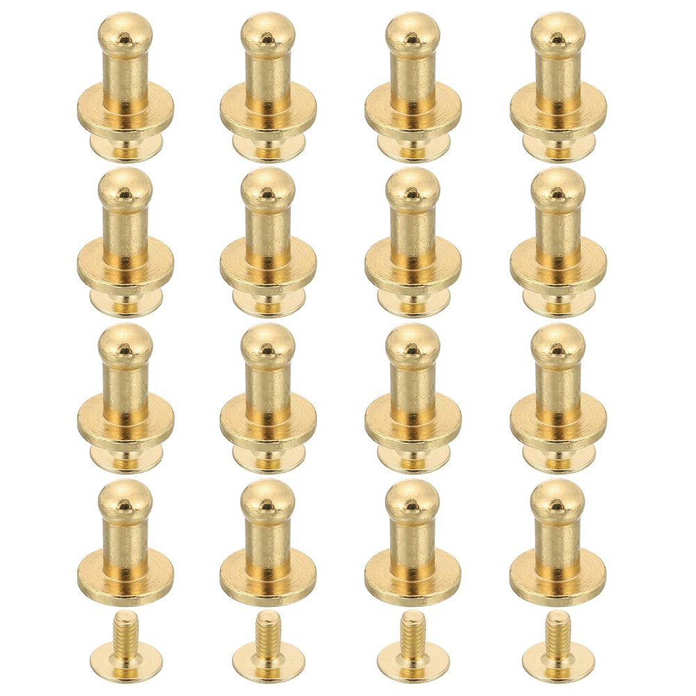 QUARKZMAN 16 Pcs Leather Rivets