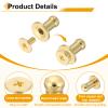 QUARKZMAN 16 Pcs Leather Rivets view 3