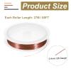 QUARKZMAN 26 Gauge Copper Wire for Jewelry Making, Brown, 27M view 2