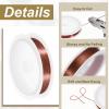 QUARKZMAN 26 Gauge Copper Wire for Jewelry Making, Brown, 27M view 3