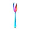 Rainbow Dessert Fork view 1