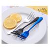 Rainbow Dessert Fork view 2