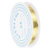 QUARKZMAN 0.8 mm / 20 Gauge Copper Wire for Jewelry Making, 1 Roll of Craft Anti-Tarnish Beading Wire (Gold) - 3 m view 1