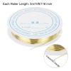 QUARKZMAN 0.8 mm / 20 Gauge Copper Wire for Jewelry Making, 1 Roll of Craft Anti-Tarnish Beading Wire (Gold) - 3 m view 2