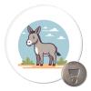 Cute Donkey Magnet Bottle Opener view 1