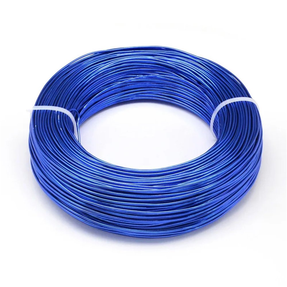Aluminum Craft Wire, 500 g, Flexible Modeling Wire for Jewelry Making (Royal Blue, 1.0 mm, 200 m)