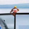 Monkey Figures for Computer - Desk Decor, Tiny Cartoon Monkey Statues view 2