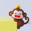 Monkey Figures for Computer - Desk Decor, Tiny Cartoon Monkey Statues view 3