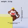 Monkey Figures for Computer - Desk Decor, Tiny Cartoon Monkey Statues view 4