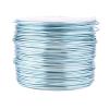 Eloxidized Aluminum Craft Wire, Aqua, 1 mm view 1