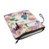 Reusable Book Cover with Carrying Cord and Zippered Pocket, Hummingbird Pattern view 2