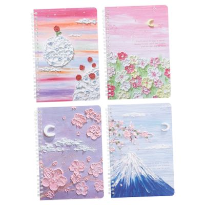 CAXUSD A5 Spiral Notebook, 60 Sheets, Back-to-School Party