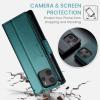 FERLAN Wallet Case for Redmi Note 14 4G (164.84), Green, with 2 Tempered Glass Screen Protectors view 4