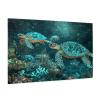 1,500-Piece Ocean Floor Turtle Wooden XXL Puzzle for Adults with Box and Poster - 1T-636 view 2