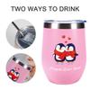 Penguin Coffee Mug Gift for Valentine's Day view 3