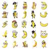 Keuyeo Yellow Banana Stickers, 50 pcs view 3