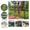 Metal Trellis for Climbing Plants, Rose Arch Support, Garden Arch, 2 x 2.7 m, 2.2 x 2.7 m, 2.6 x 2.7 m, 3 x 2.7 m, for Outdoor Areas, Lawns and Wedding Decor (Green, 7.2 x 7.1 m) view 2