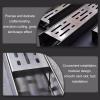 DKRAHRJJ Stainless Steel Drainage Channel, Trench Drain for Terraces and Bathrooms, Black, 25 × 5 × 3 cm view 4