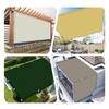 Balcony Sun Shade Sail 1.8 x 3.4 m, Waterproof Rectangular PES, UV-Resistant, Pale Green view 2