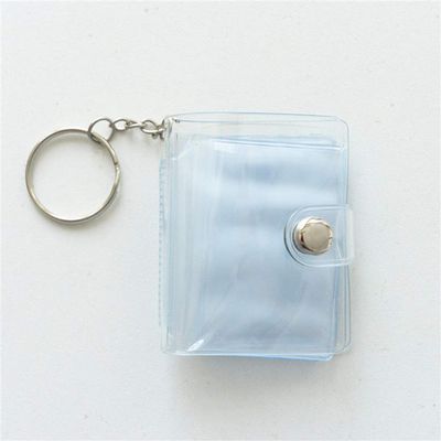Mini Photo Card Holder with Keychain