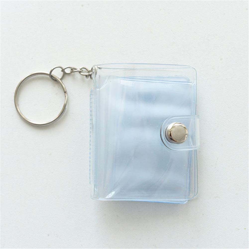 Mini Photo Card Holder with Keychain