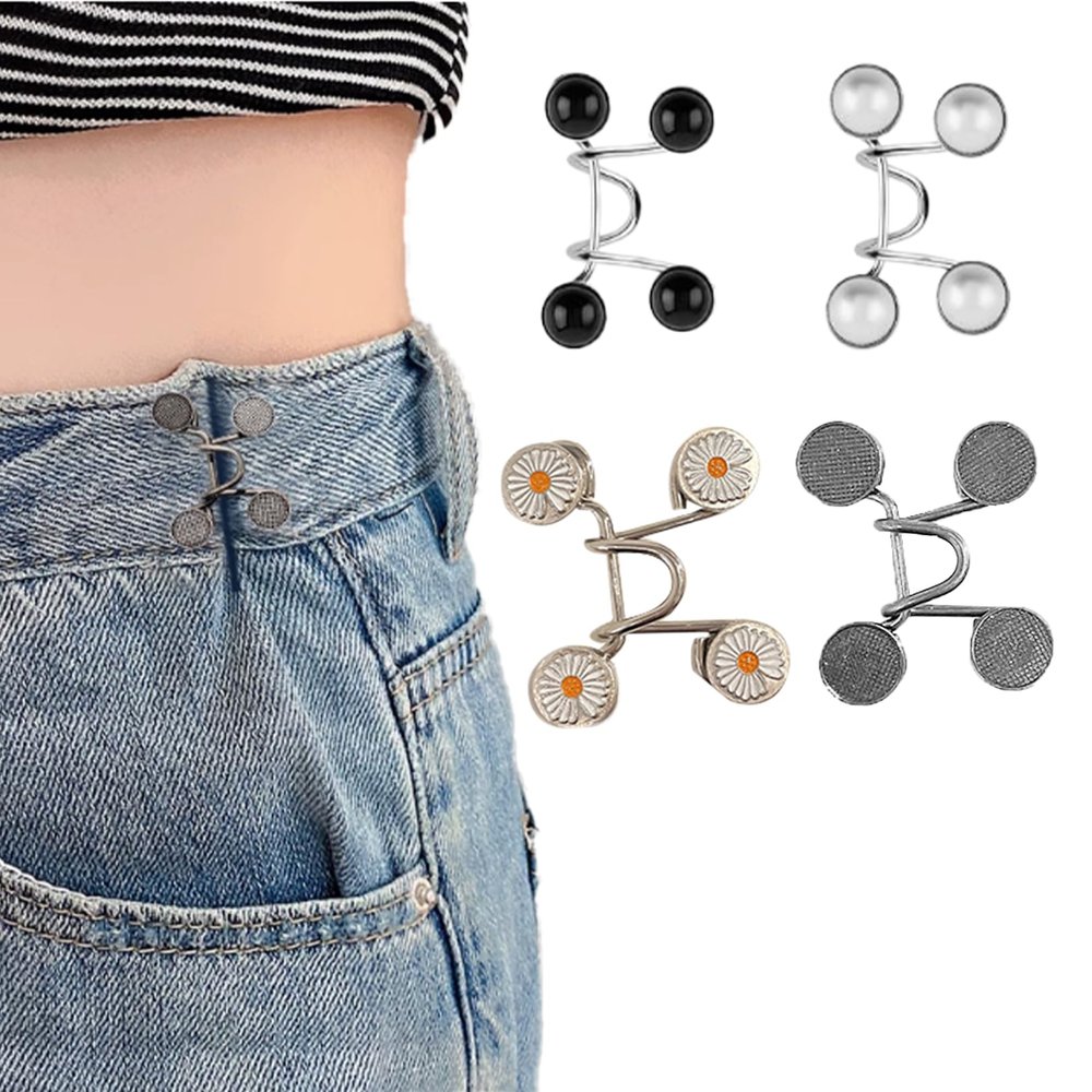 BinXiaoQin 4-Pack Adjustable Waist Clips