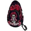 VAPOKF Table Tennis Paddle Case, Halloween Makeup, Women's Ping-Pong Paddle Bag with Ball Pocket for 4–5 Balls view 1