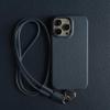 ZSUFCBF Luxurise Leather Case with Crossbody Strap for iPhone 13 Pro, Navy Blue view 1