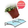 Polycarbonate Door and Window Awning with Aluminum Brackets view 4