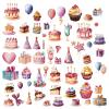 craspire 8 Sheet Happy Birthday Window Stickers view 1