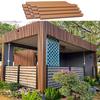 1.8 m High Wood-Plastic Composite Privacy Fence, 194.4 x 183 cm view 1