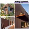 1.8 m High Wood-Plastic Composite Privacy Fence, 194.4 x 183 cm view 4