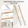Apausvcm 2-Piece Silicone Spatula Set view 3