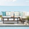 COZZSNUGE Summer Coastal Cushion Covers 45 x 45 cm, Starfish Shell Coral Maritime Decorative Pillow Covers 4-Pack view 3