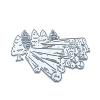 XAGMODSHN Tree and Wood Die Cutting Template view 1