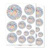 LAKJUOZ 26-Piece Round Prism Window Stickers view 1