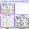 LAKJUOZ 26-Piece Round Prism Window Stickers view 3